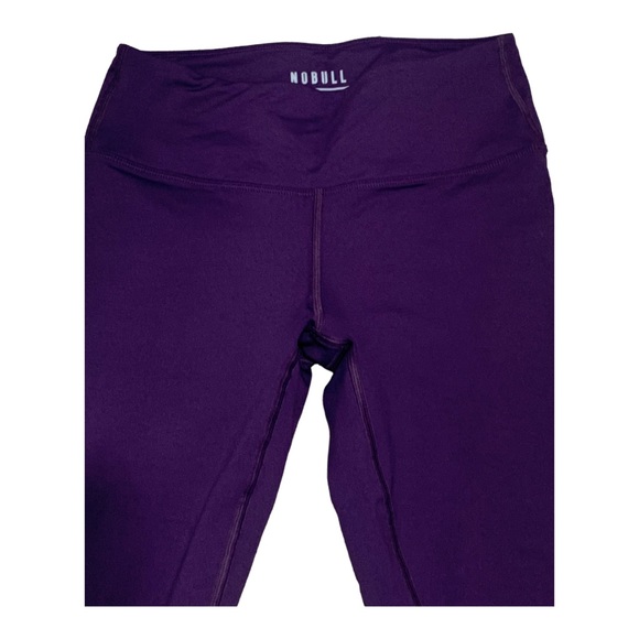 NOBULL Pants & Jumpsuits Nobull Project Plum Crop Active Tights Leggings Sz M Like New